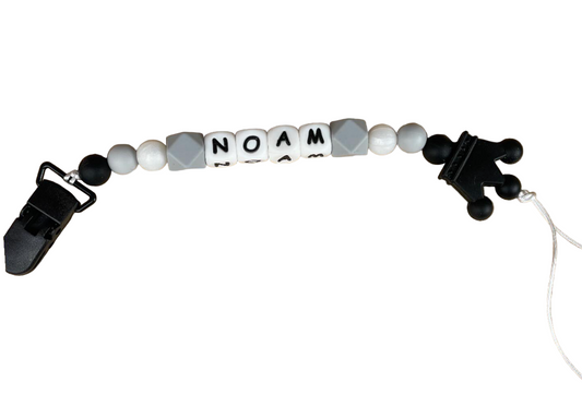 Attache tétine en silicone